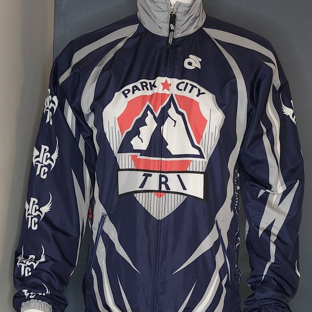 Women's Triathlon Jacket - Navy and Gray